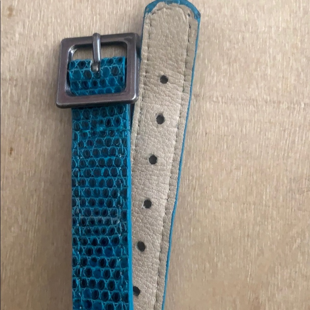 Python Cuff Bracelet with Buckle - Picture 4 of 5